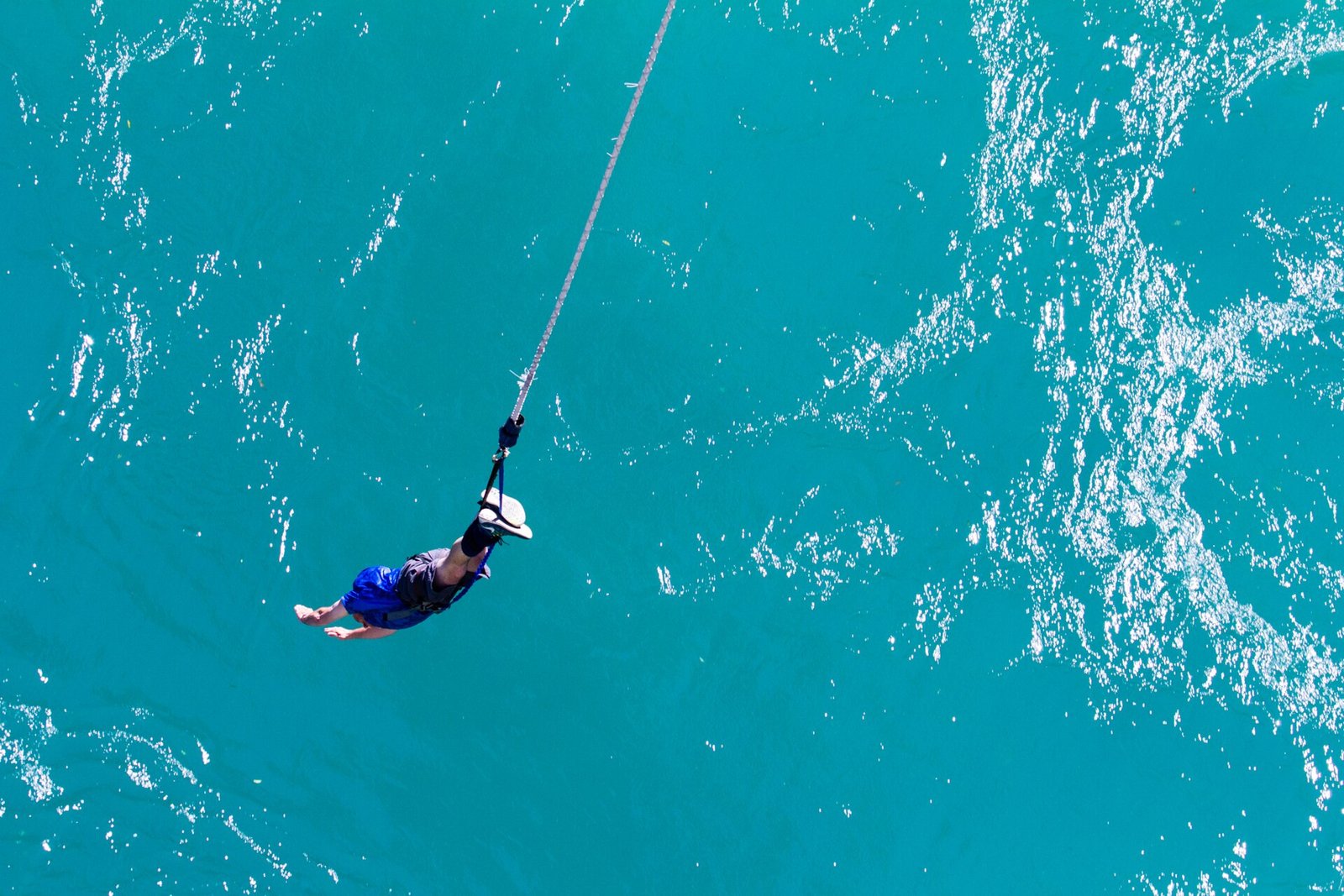 The historic Kawarau Gorge Bridge near Queenstown, New Zealand, a popular bungee jumping site