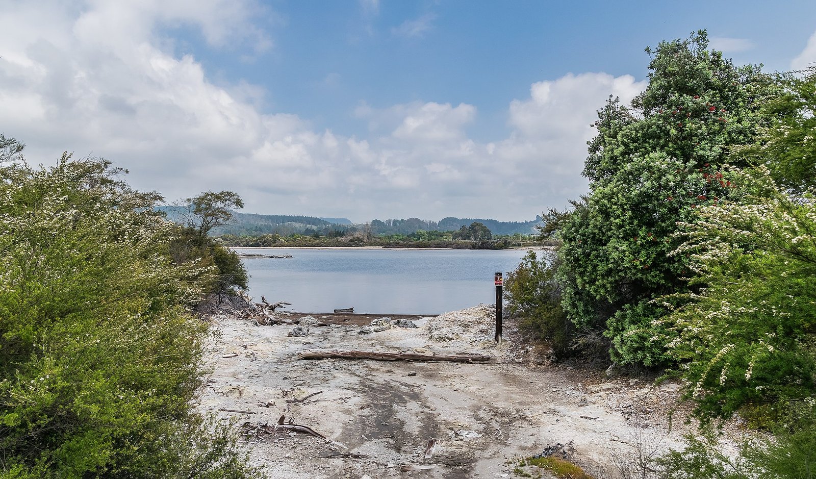 Lake Rotorua in Rotorua, New Zealand