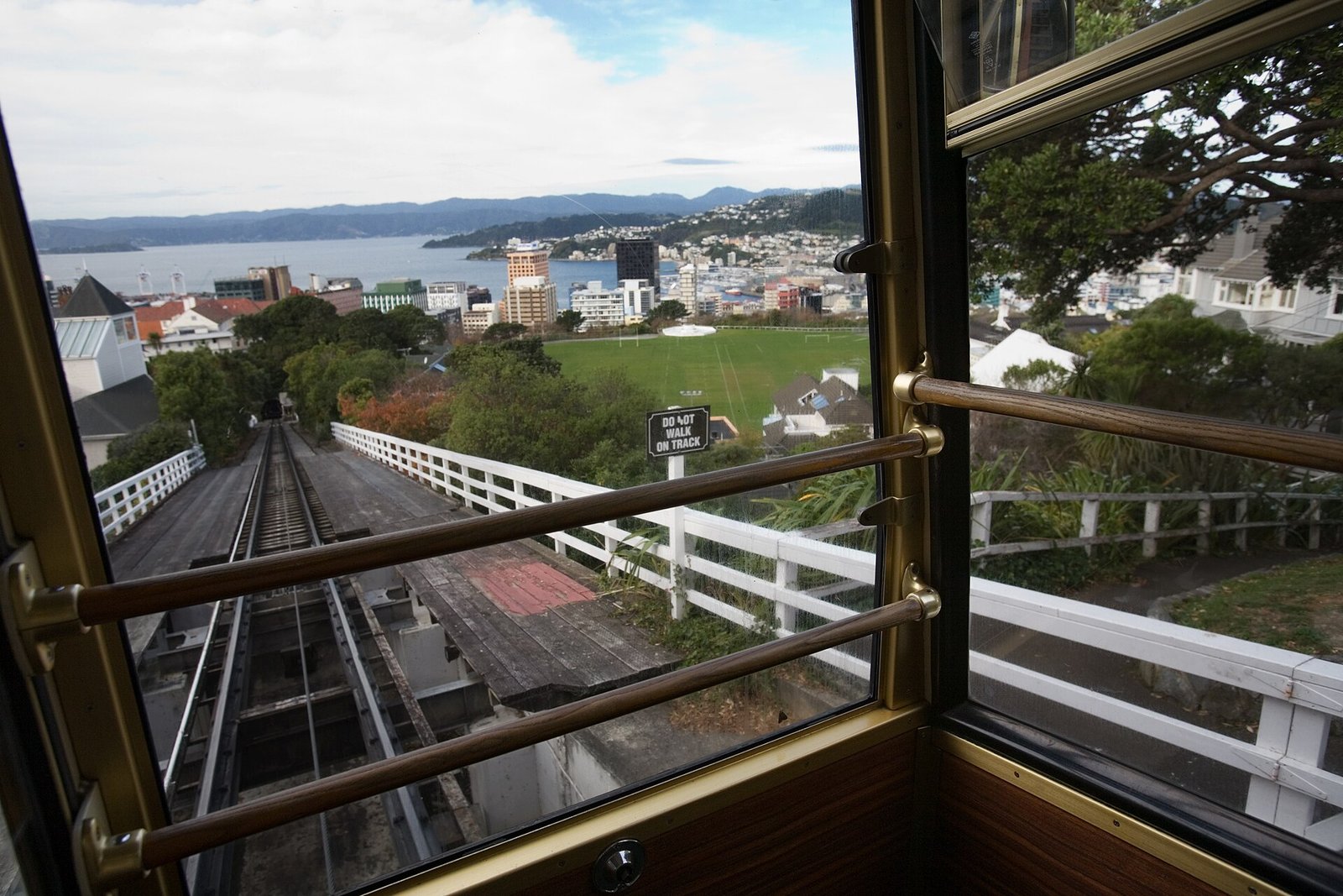 The Wellington Cable Car in Wellington, New Zealand