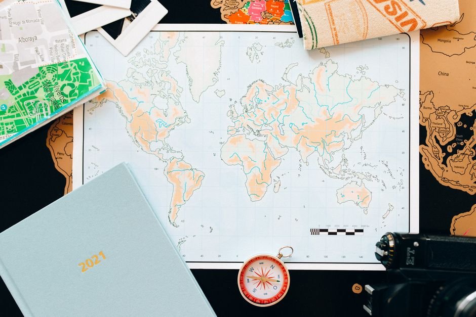 Map and travel planner used to compare the best time to visit a destination